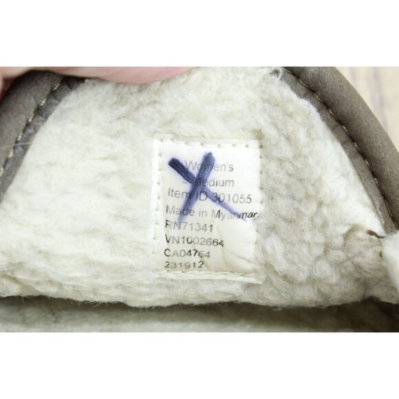 LL Bean Mountain Slippers Moccasin Dark Cement Size 9 M - Picture 8 of 9